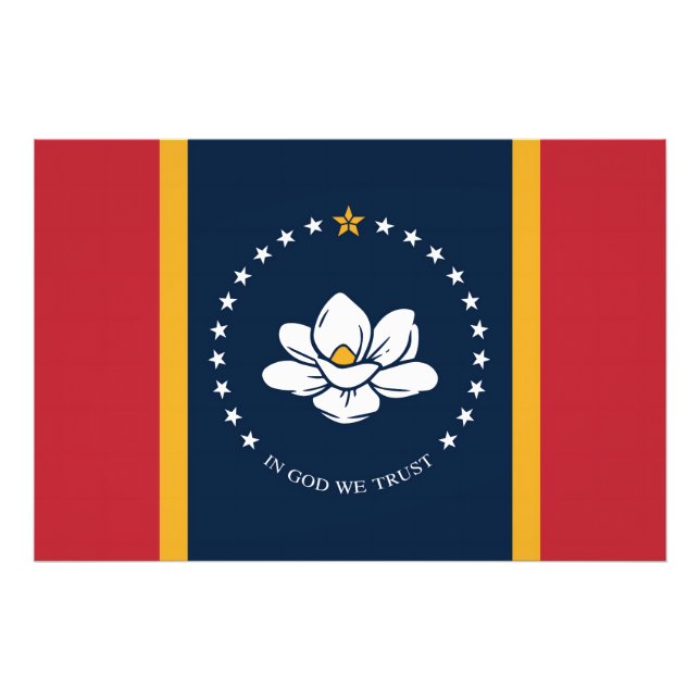 Impression Photo mississippi nouveau drapeau américain amérique mag (Devant)