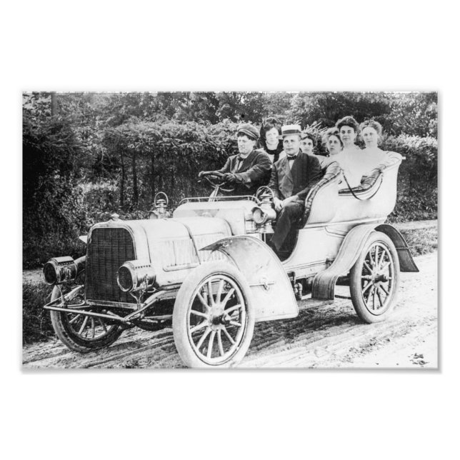 Impression Photo Modèle blanc G 1907 Touring Car (Devant)