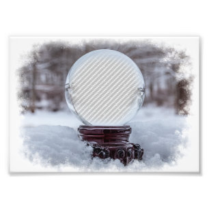 Impression Photo Modèle de boule à neige