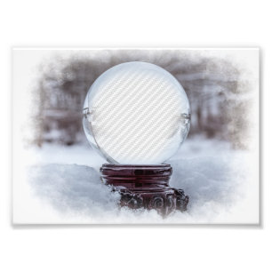 Impression Photo Modèle de boule de cristal