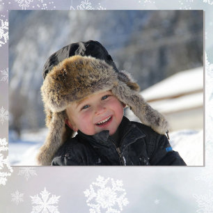 Impression Photo Modèle de portrait de Noël à personnaliser encadré