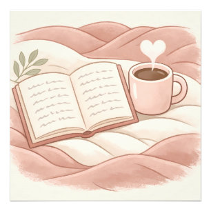 Impression Photo Moment de lecture cosy - Design pour les amoureux 