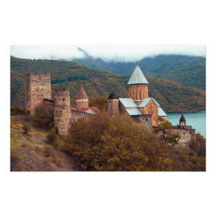 Impression Photo Monastère d'Ananuri Géorgie