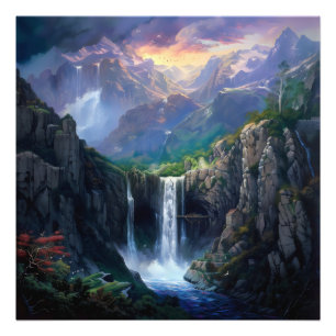 Impression Photo Monde Fantastique de Cascade