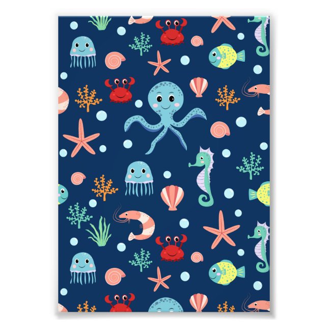 Impression Photo Monde marin (Devant)