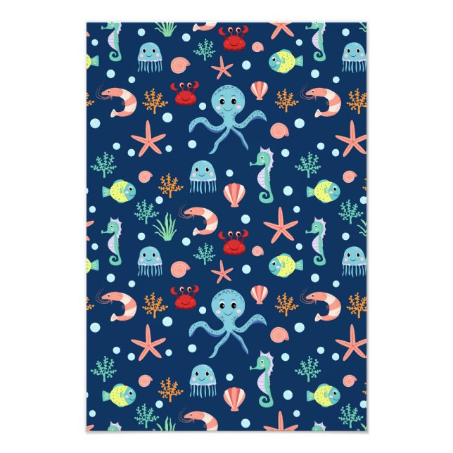 Impression Photo Monde marin (Devant)