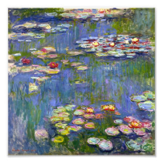 Impression Photo Monet Water Lilies 1916 Imprimer