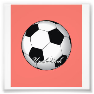 Impression Photo Monogramme budget sport de football incroyable