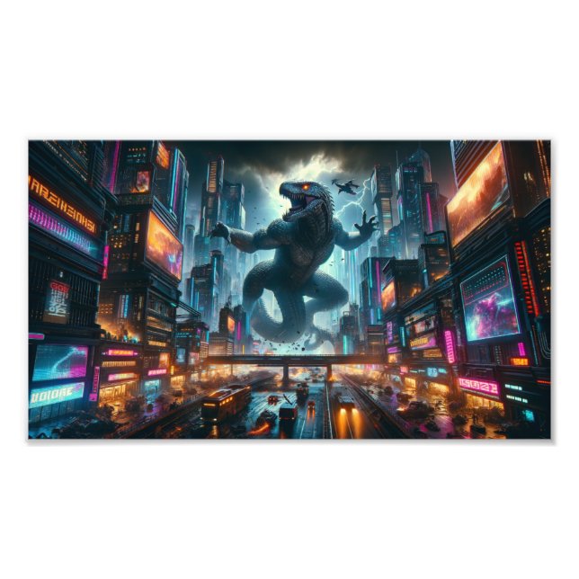 Impression Photo Monstre géant Lizard (Devant)