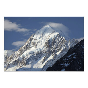 Impression Photo Mont Aoraki Cook, Pays Mackenzie, Sud