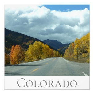 Impression Photo Montagne violette contraste Colorado