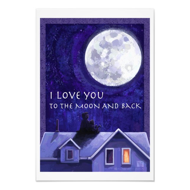 Impression Photo Montre Lune (Devant)