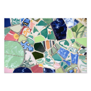 Impression Photo Mosaïques de Park Guell