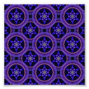Impression Photo Motif Abstrait Élégant Bohème Moderne Floral #505