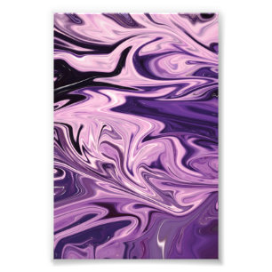 Impression Photo Motif d'art de galaxie bleue