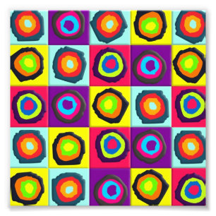 Impression Photo motif de cercles