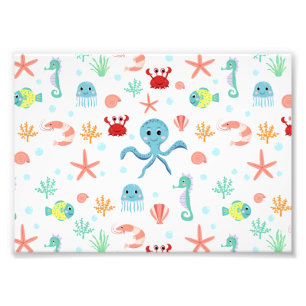 Impression Photo Motif du monde marin