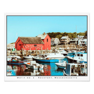 Impression Photo Motif n° 1 à Rockport n° 1 (20x16)