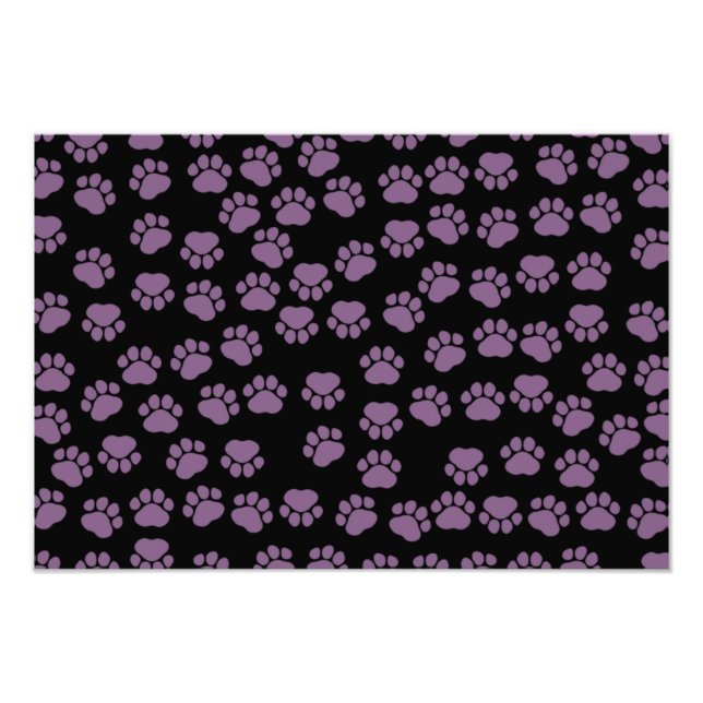 Impression Photo Motif Paw, Paws Violets, Paws Chiens, Paws Animaux (Devant)