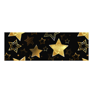 Impression Photo Motif sans couture avec étoiles d'or