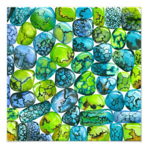 Impression Photo Motif turquoise