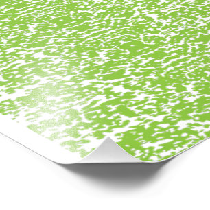 Impression Photo Motif Vert Citron Grunge - Décor Abstrait d'Été