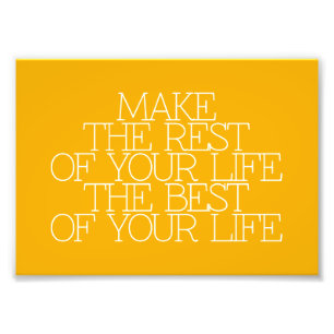 Impression Photo Motivation, inspiration, mots de sagesse citent.