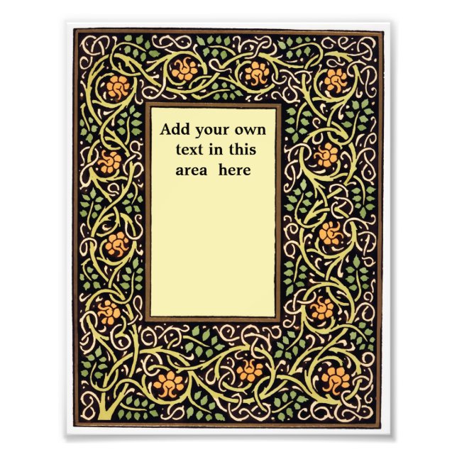 Impression Photo Mouvement Arts Et Artisanat 1900 Frame (Devant)