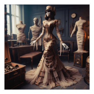Impression Photo Mummy Queen Steampunk victorien gothique