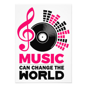 Impression Photo Musique Art La musique peut changer le monde