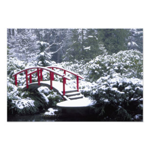 Impression Photo N.A., États-Unis, Washington, Seattle. Pont de lun