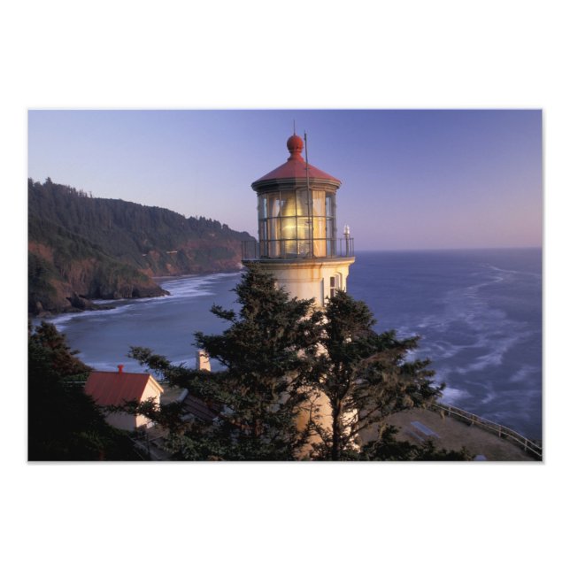Impression Photo NA, USA, Oregon, Heceta Head Lighthouse, (Devant)