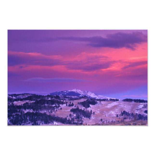 Impression Photo NA, USA, Wyoming, Pôle Nord de Yellowstone, Lamar  (Devant)