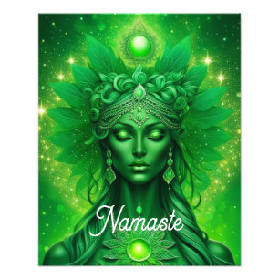 Impression Photo Namaste, Yoga, Méditation, Paix, Respect