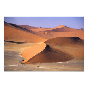 Impression Photo Namibia : dunes de Sossuvlei, vue aérienne panoram