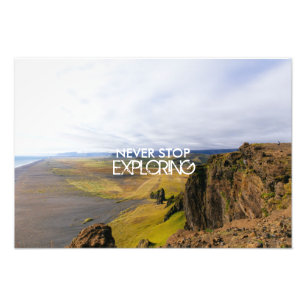 IMPRESSION PHOTO N'ARRÊTEZ JAMAIS D'EXPLORER