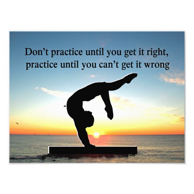 IMPRESSION PHOTO NÉE D'UN CHAMPION DE GYMNAST (Devant)