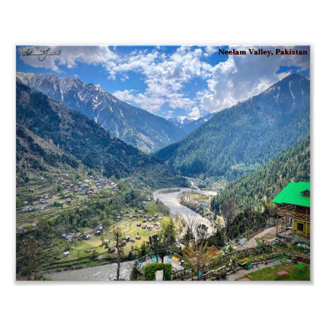 Impression Photo Neelam Valley, Cachemire (Devant)