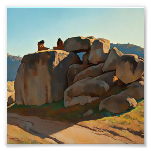Impression Photo "Néolithic Afternoon" par Maynard Dixon