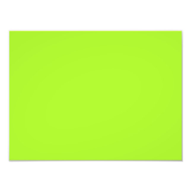 Impression Photo Neon Limeade Jaune Vert Solid Couleur Arrière - pl (Devant)