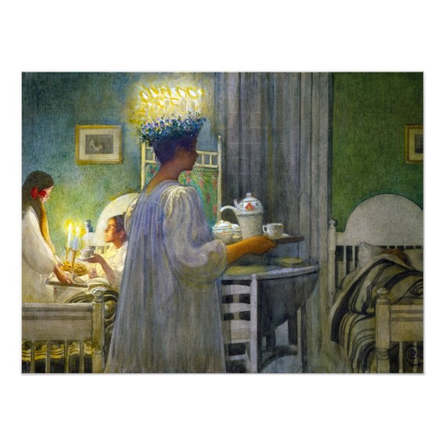 Impression Photo Noël matin, Fête de Saint Lucy (Devant)