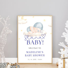 Impression Photo Noël Père Noël Baby Boy Douche Bienvenue