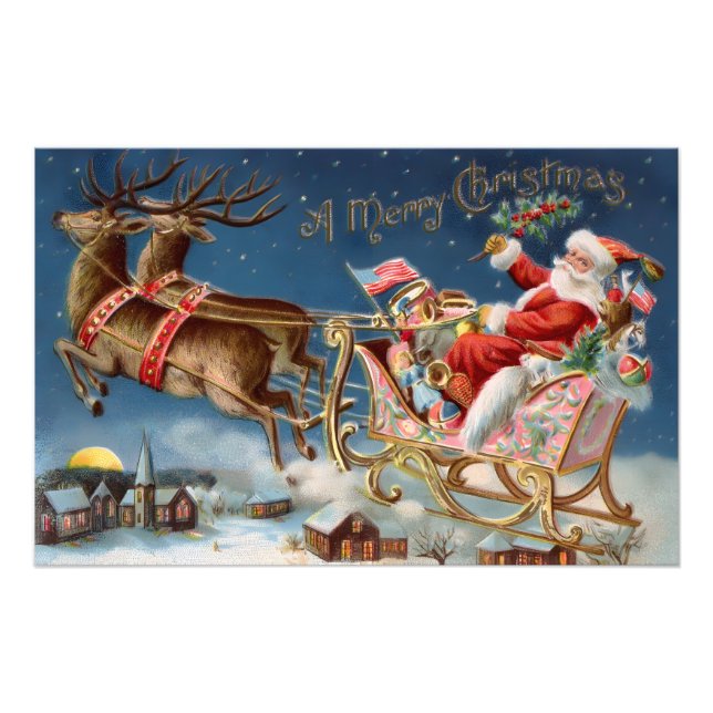 Impression Photo Noël vintage (Devant)