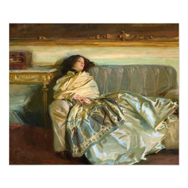 Impression Photo Nonchaloir, Repose de John Singer Sargent (Devant)