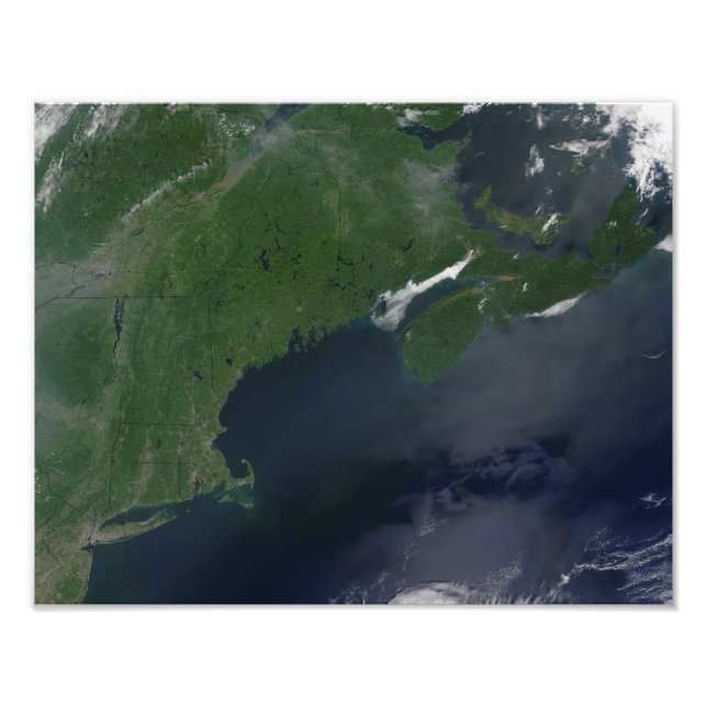 Impression Photo Nord-Est des États-Unis et du Canada (Devant)