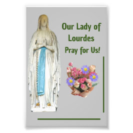 Impression Photo Notre Dame de Lourdes