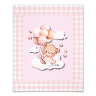 Impression Photo Nounours avec ballons
