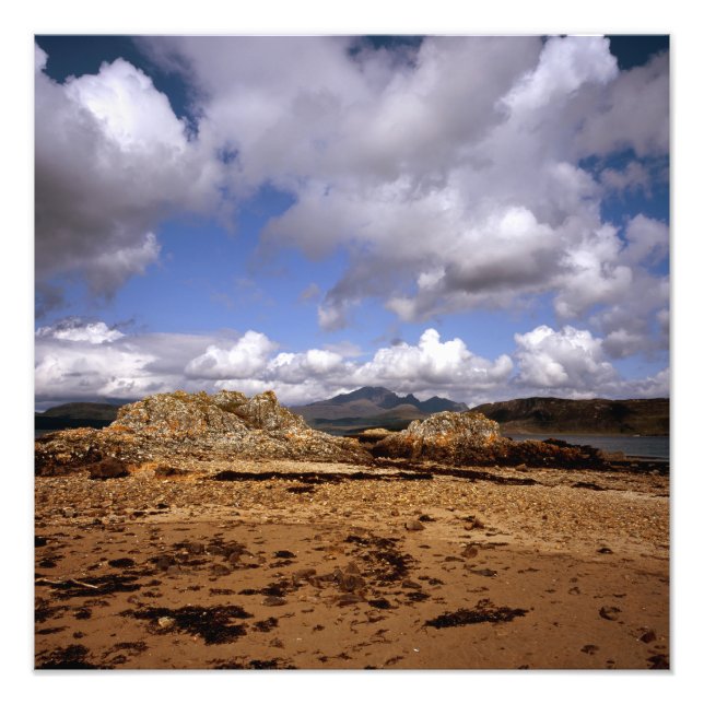 Impression Photo Nuage passant au-dessus de Blabheinn Isle of Skye  (Devant)