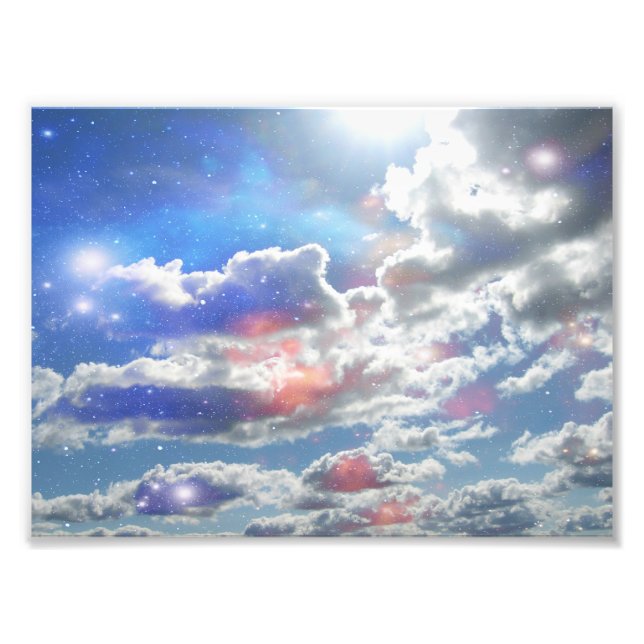 Impression photo nuages (Devant)