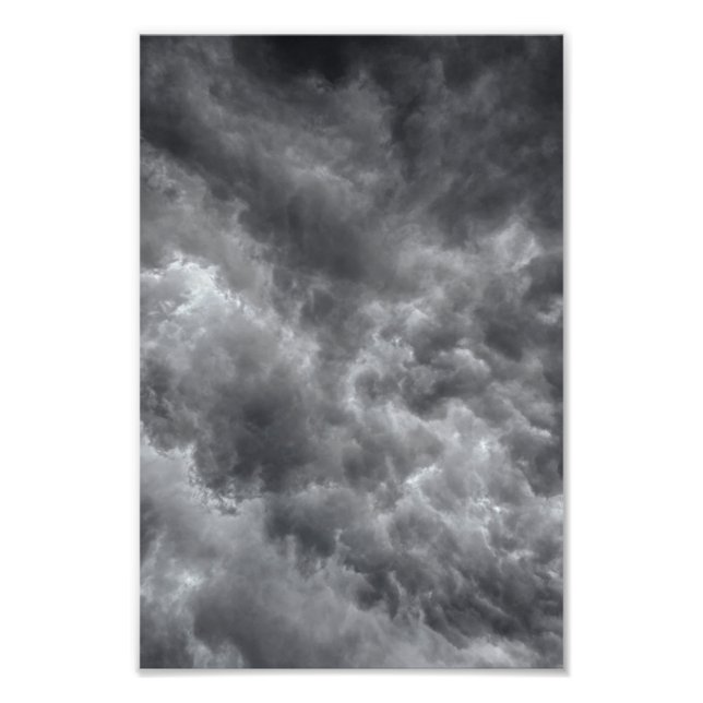 Impression Photo Nuages de tempête (Devant)